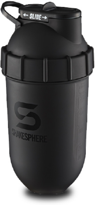 쉐이크스피어 오리지널 뷰 노볼 쉐이크통 쉐이커 프로틴쉐이커, 오리지널 매트블랙(블랙로고), 700ml, 1개