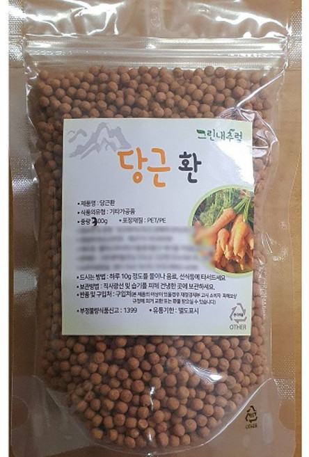 (그린내추럴) 국내산 당근환 300g, 1개