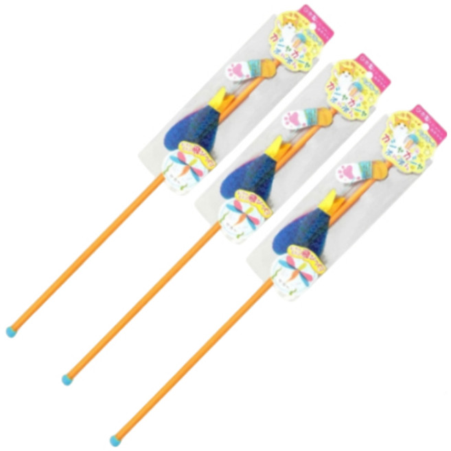 펫츠루트 카샤카샤 붕붕 고양이 장난감, 생선, 3개