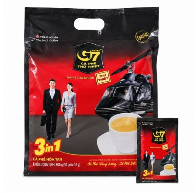G7 3合1 即溶咖啡, 1個