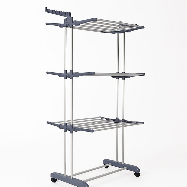 라세아 빨래건조대 이동식 대형, 그레이