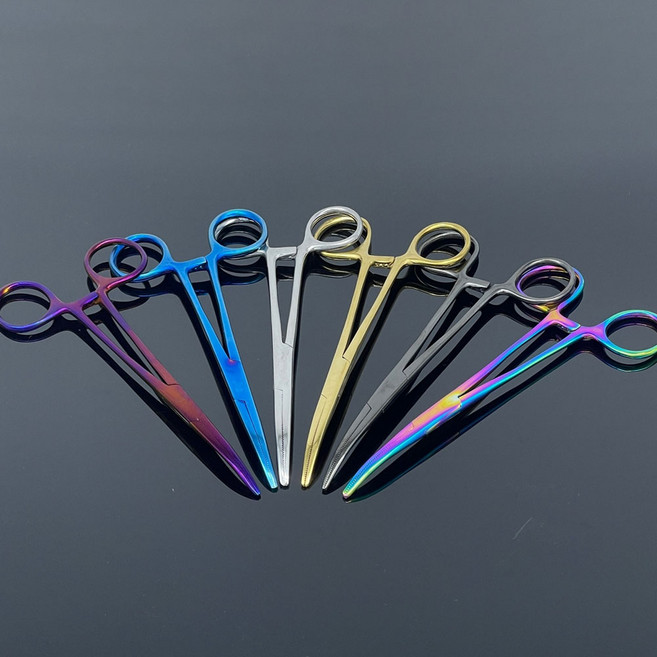 치타피싱 바늘빼기 포셉 가위 집게 16cm 18cm 6가지 색상, 블루, 1개