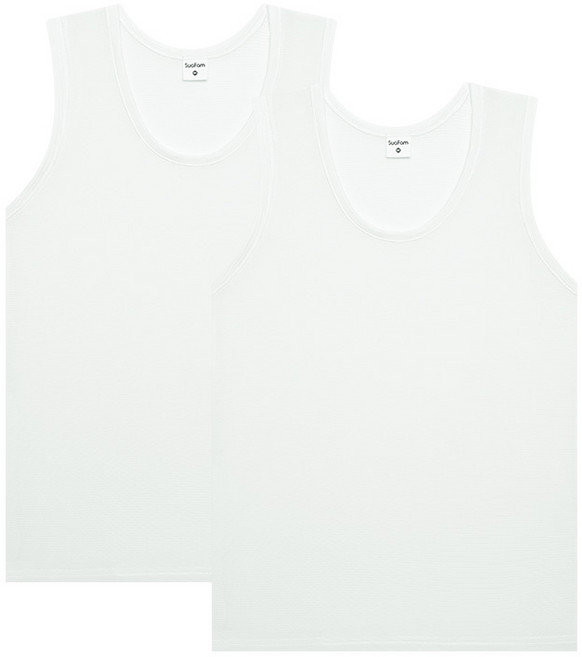 수아팜 아동 클리어 인견 런닝 2매