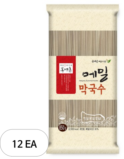 봉평촌 메밀막국수, 850g, 12개