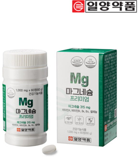 일양약품 마그네슘 프리미엄 60g, 60정, 3개