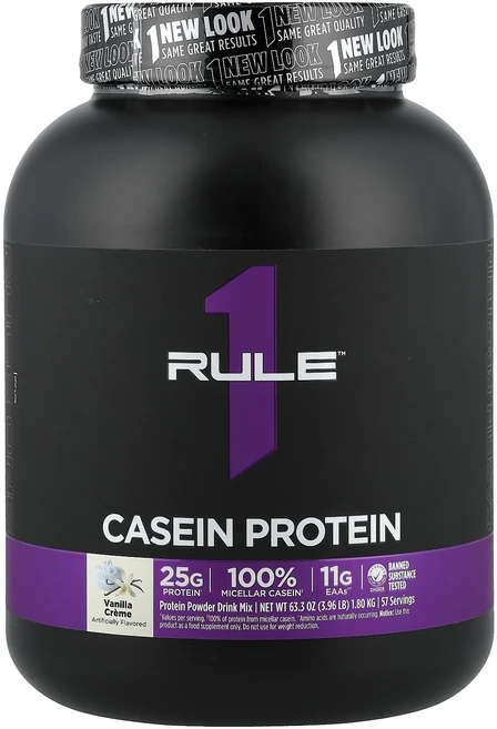 새해 건강을 선물하세요 Rule One Proteins Casein Protein 바닐라 크림 1.8kg(3.96lb) 특별관리진행, RuleOneProteinsCaseinProtein바닐, 1개 - 쿠팡