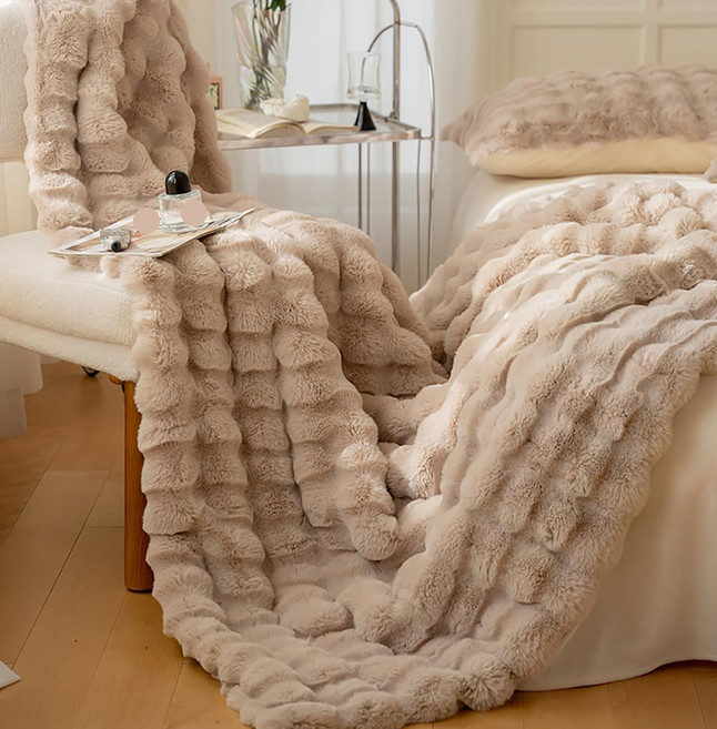 SUKAAGO 푹신한 담요 싱글 겨울용 두꺼운 푹신한 담요 2개 세트 푹신한 담요 따뜻한 담요 푹신한 이불 푹신한 이불 100x160cm 촉감이 부드러움 ..., 상세페이지 참조, 기타