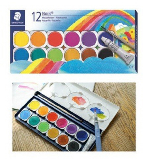 스테들러 노리스클럽 고체 수채물감 888 NC12