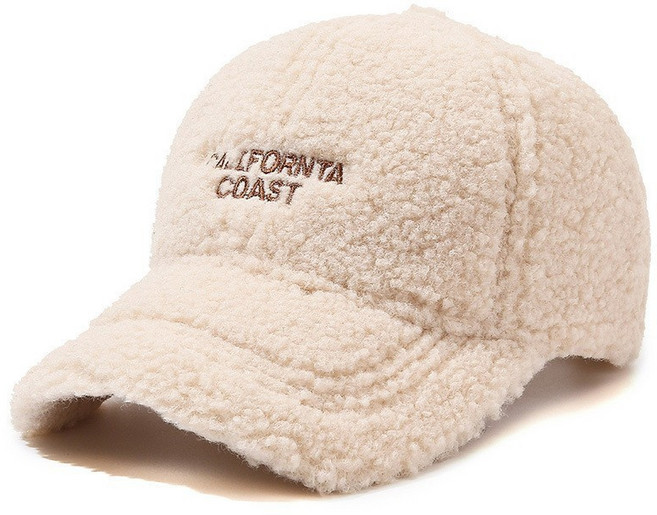 韓版刺繡字母棒球帽女秋冬新款休閒百搭保暖帽子顯臉小軟頂鴨舌帽