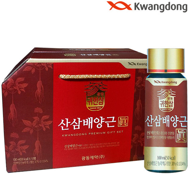 광동제약 산삼 배양근 진액, 100ml, 10개