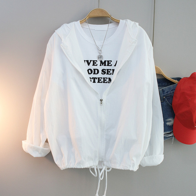 달콩 여성 오버핏 집업 바스락 데일리 캐주얼룩 운동복 가벼운바스락후드바람막이