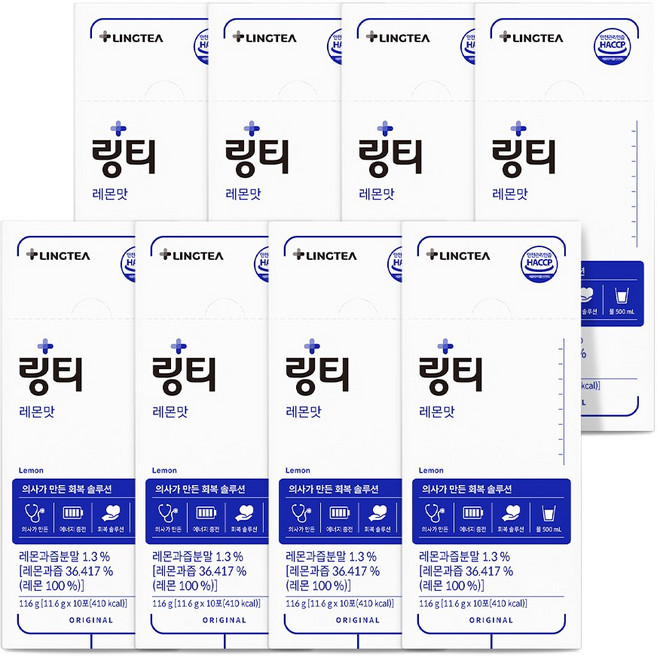 링티 레몬맛, 116g, 8박스