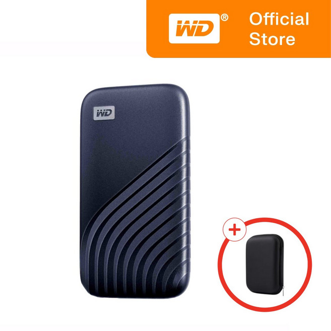 WD 외장 SSD NEW My Passport NVMe + 전용 케이스, 블루, 1TB