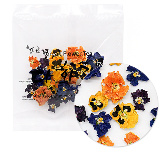 다화랑 팬지 꽃차 미니 1g, 1개, 1개입