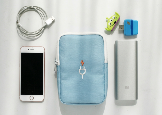 충전기파우치 여행용 케이블정리 디지털파우치 보조배터리 수납파우치 USB정리 여행소품 멀티파우치