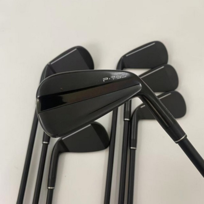 TPNL 2024 완전히 새로워진 남성용 P790 골프 클럽 블랙 5세대 7피스 4-9P R/S/SR 플렉시블 스틸/흑연 샤프, 30 7 pcs head