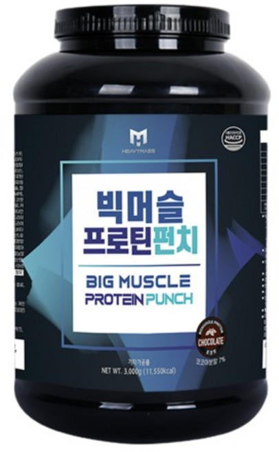 빅머슬 프로틴펀치 3kg 단백질 보충제 / 쉐이커 증정, 1개
