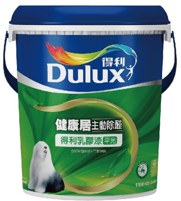 Dulux 得利 A991 竹炭健康居除甲醛乳膠漆 平光, 1個