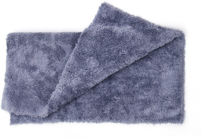 퓨어스타 버핑타월 플러쉬 양면 세차타월 무봉제 세차수건 40x40cm, 1개, 회색