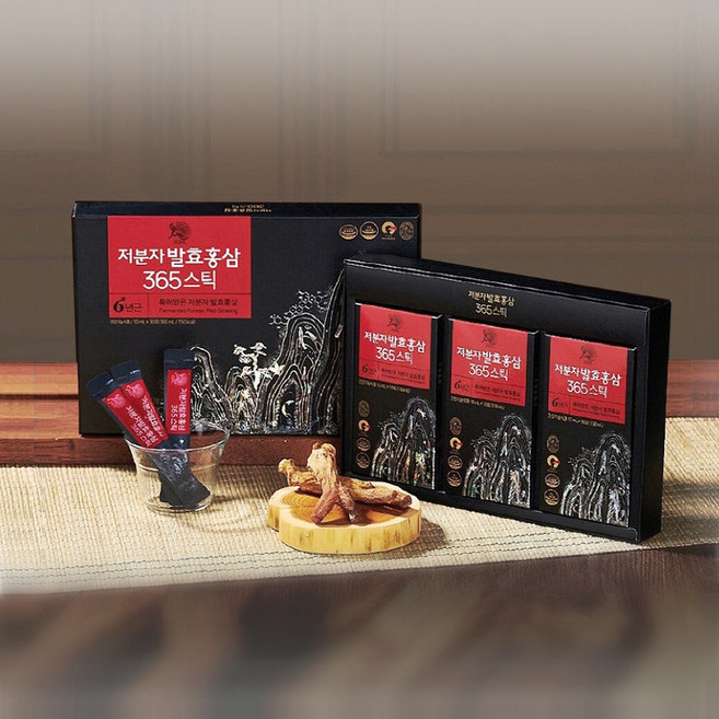 고려홍삼원 저분자 순수발효 홍삼 365스틱 면역력 피로개선 항노화 10ml 30포 1개