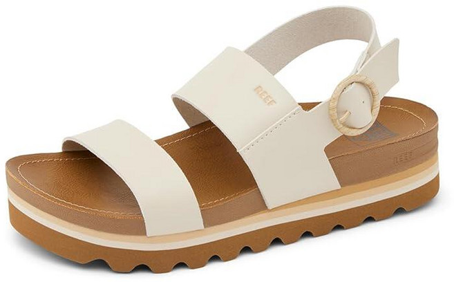 Reef Vista Hi Buckle Womens Platform Fashion Sandal Arch Support Ultra Soft Cushion Footbed Vin
