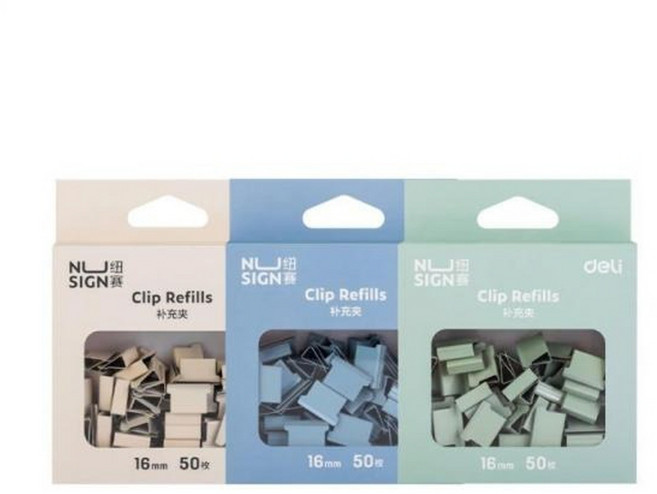 델리 누사인 논슬립 소프트 클립퍼 리필 16mm 50개입, 그린(NS086)