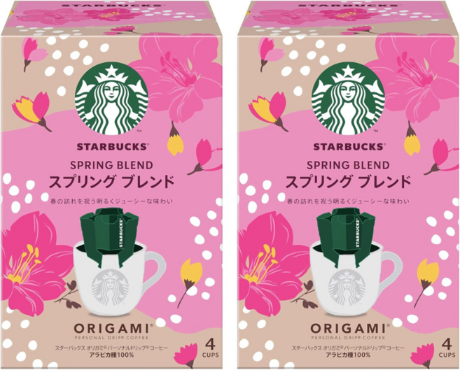 일본 스타벅스 드립백 스프링 블렌드 4팩 x 2개, 4개