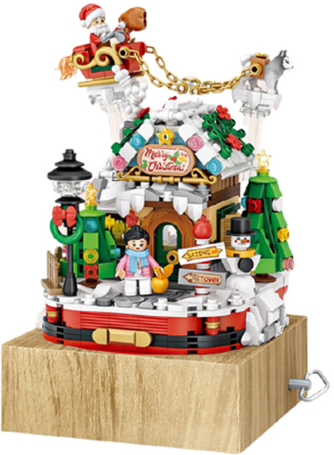 LOZ 미니블럭 산타클로스 뮤직박스, LOZ 산타클로스 뮤직박스, 1개