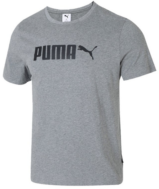푸마 남성 ESS NO. 2 로고 스포츠 반소매 티셔츠 91338