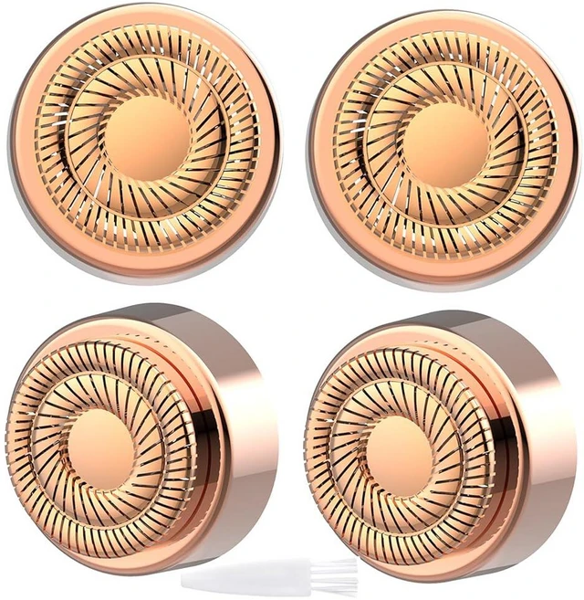 Flawless 페이셜 헤어 리무버 2세대용 교체 헤드 완벽한 마무리 터치 제모 도구용 헤드 Gen 2 4개 - 쿠팡