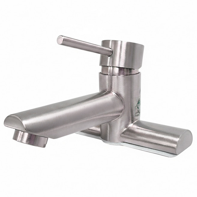 현민 무광 스텐 세면대 수전 투홀 KC KS 인증 욕실 수도꼭지 셀프교체, 1세트