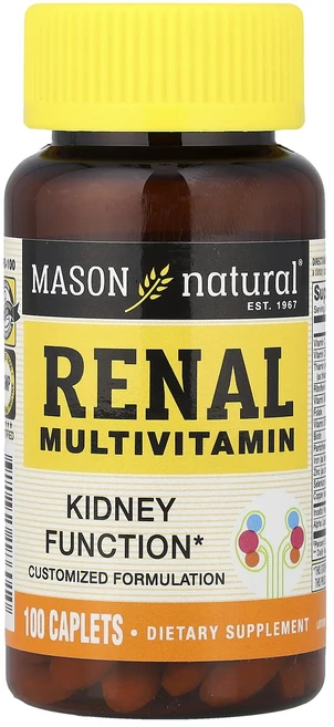 정말좋습니다 Mason Natural 신장 종합비타민 당의정 100정 빠르게배송해드릴게요, 1개 - 쿠팡