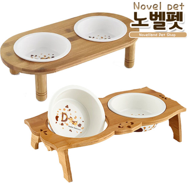 반려동물 밥그릇/ 엔틱/ 테이블형/ 세라믹/ 식기/ 반려견/ 반려묘/ 개밥그릇/ 애완용품/사료/ 급수대/고양이놀이/급체방지/, 9-1. 세라믹블랙 뼈다귀, 1개