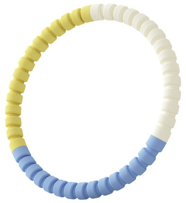 리헤븐 지압 다이어트 훌라후프, 크림블루