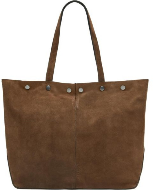 리베스킨드 여성 L 리브 스웨이드 쇼퍼백 사파리