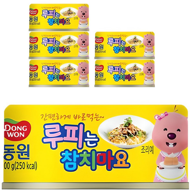 동원참치 루피는 참치마요, 100g, 6개