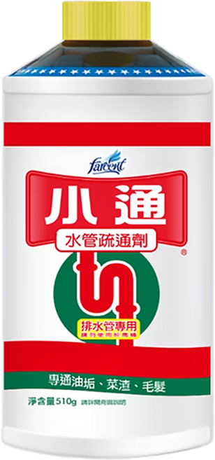 farcent 花仙子 小通 排水管專用疏通劑, 510g, 1瓶