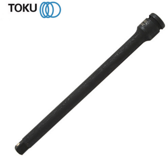 도쿠 흑색 임팩연결대 3/4인치 200/400 복스연결 핸드소켓 육각소켓 연장대 임팩용, 3/4인치 X 400mm, 1개
