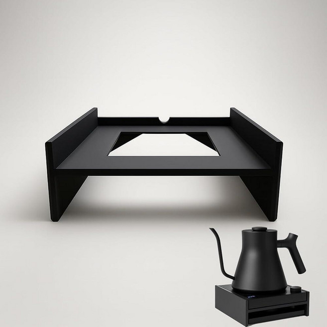 Fellow Stagg 주전자용 커피 브루어 오거나이저 - EKG Pro 및 Studio와 호환되는 공간 절약형 스탠드 미니멀리스트 디자인, 45x49cm