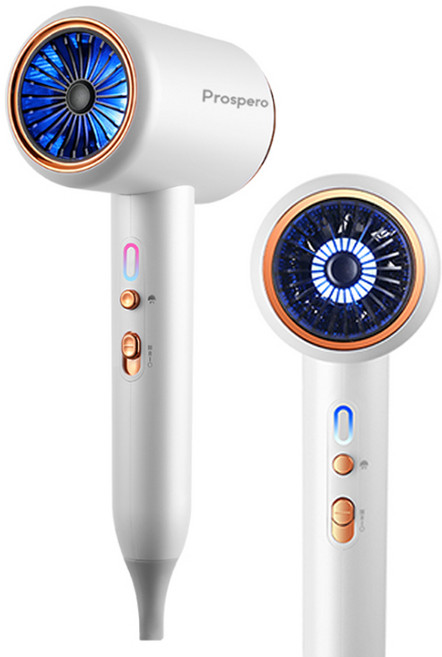 고출력 헤어 드라이어 2400W 에어샷 드라이기, STL-8878PRO, 화이트