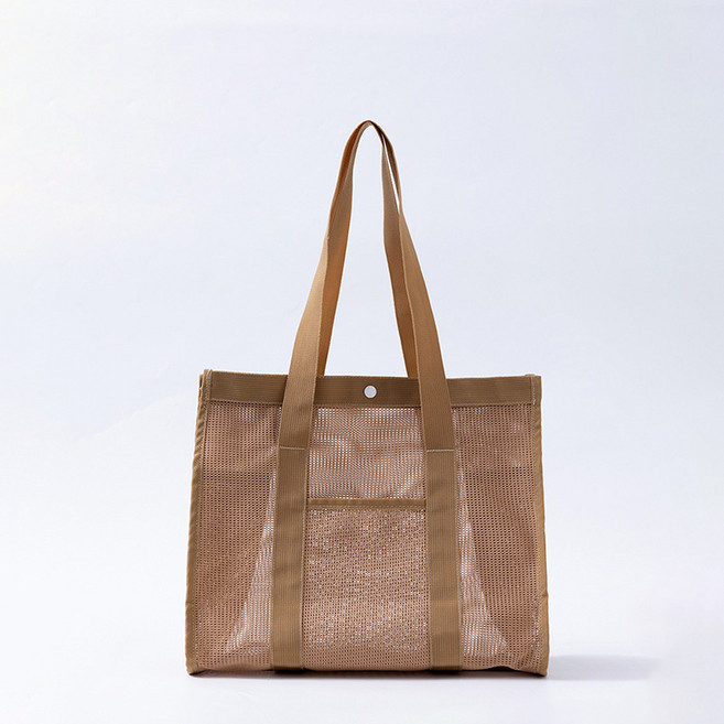 메쉬 그물 비치 백 망사 수영장 목욕 물 놀이 가방 해변 망사