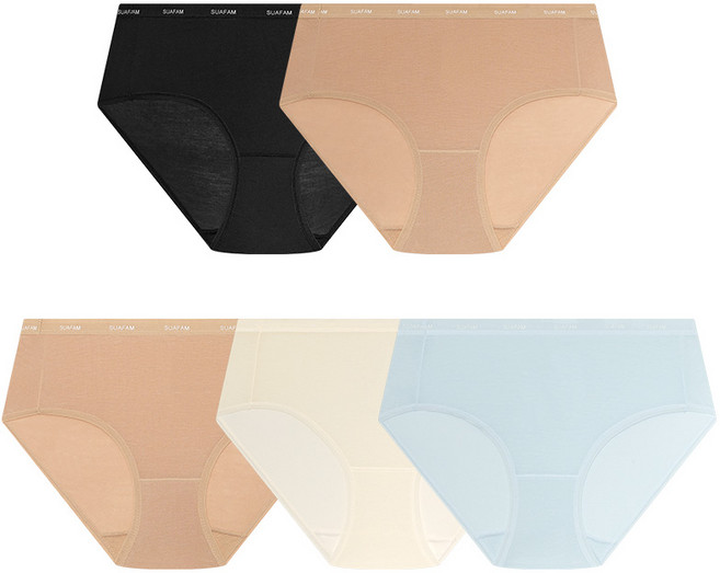 수아팜 주니어 여아 수퍼 소프트 모달 팬티 5매