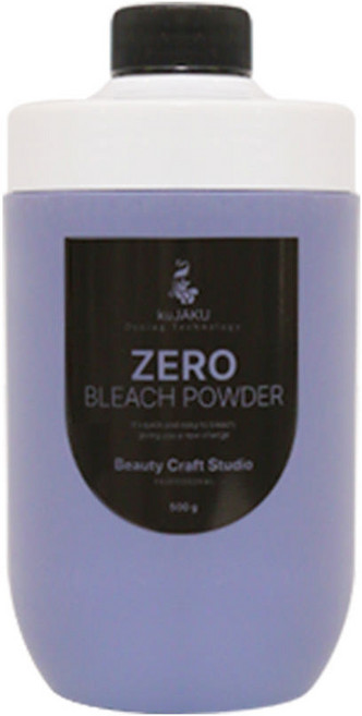 kuJAKU 쿠자쿠 제로 블리치 파우더 탈색약- 셀프탈색/셀프염색, 1개, 500ml