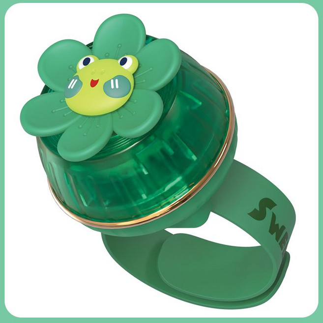 픽슝 시계선풍기 귀여운 손목밴드 팬 휴대용 여름 벌레퇴치 팔찌 쿨러, 그린, 800mAh