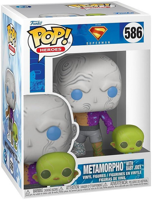 Funko Pop! & Buddy: 슈퍼맨 2025 - 아기 조이가 있는 Metamorpho - 수집용 비닐 피규어 - 선물 아이디어 - 공식 상품 - 어린이 및 성인용 장난감