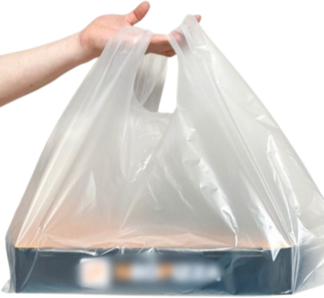 비닐봉투 배달봉투 배달비닐 봉지 돈까스 배민 도시락 치킨 포장 인쇄 비닐 소 중 대 100매, [피자봉투]무지 60호_특대_40x32x60, 100개, 45L