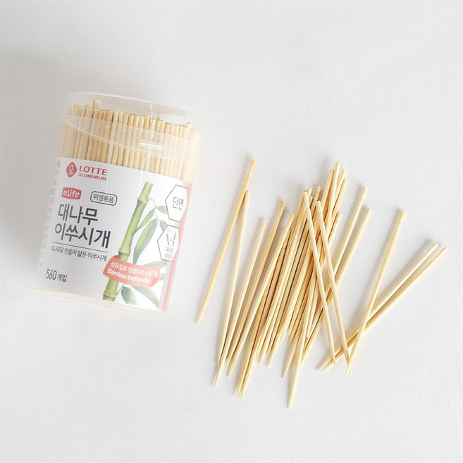 대나무 이쑤시개 단면 대용량 업소용 요지, 1개