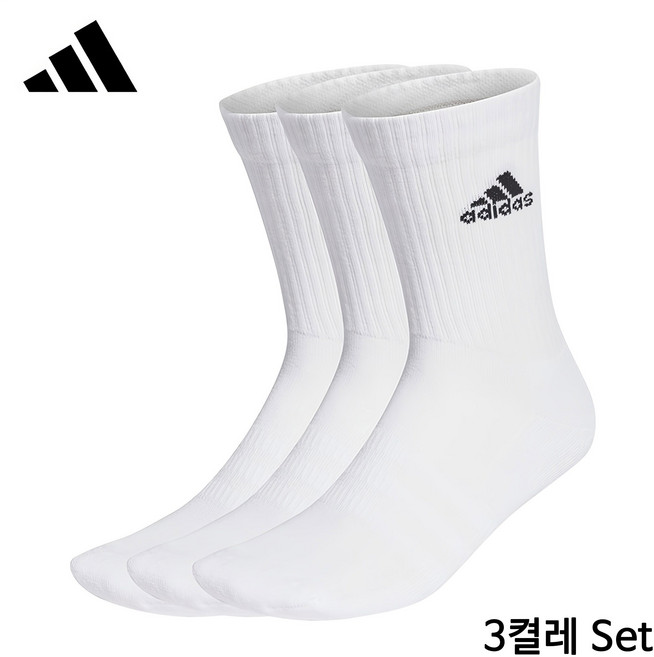 아디다스 스포츠 양말 3P셋트 퍼포먼스 헬스 운동