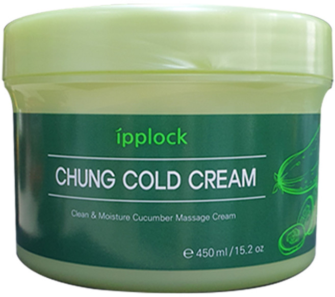 청 오이 콜드 마사지 크림 대용량 업소용 마사지크림 청콜드 450g, 1개