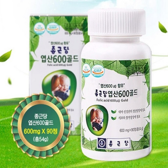 종근당 엽산600 골드, 90정, 1개